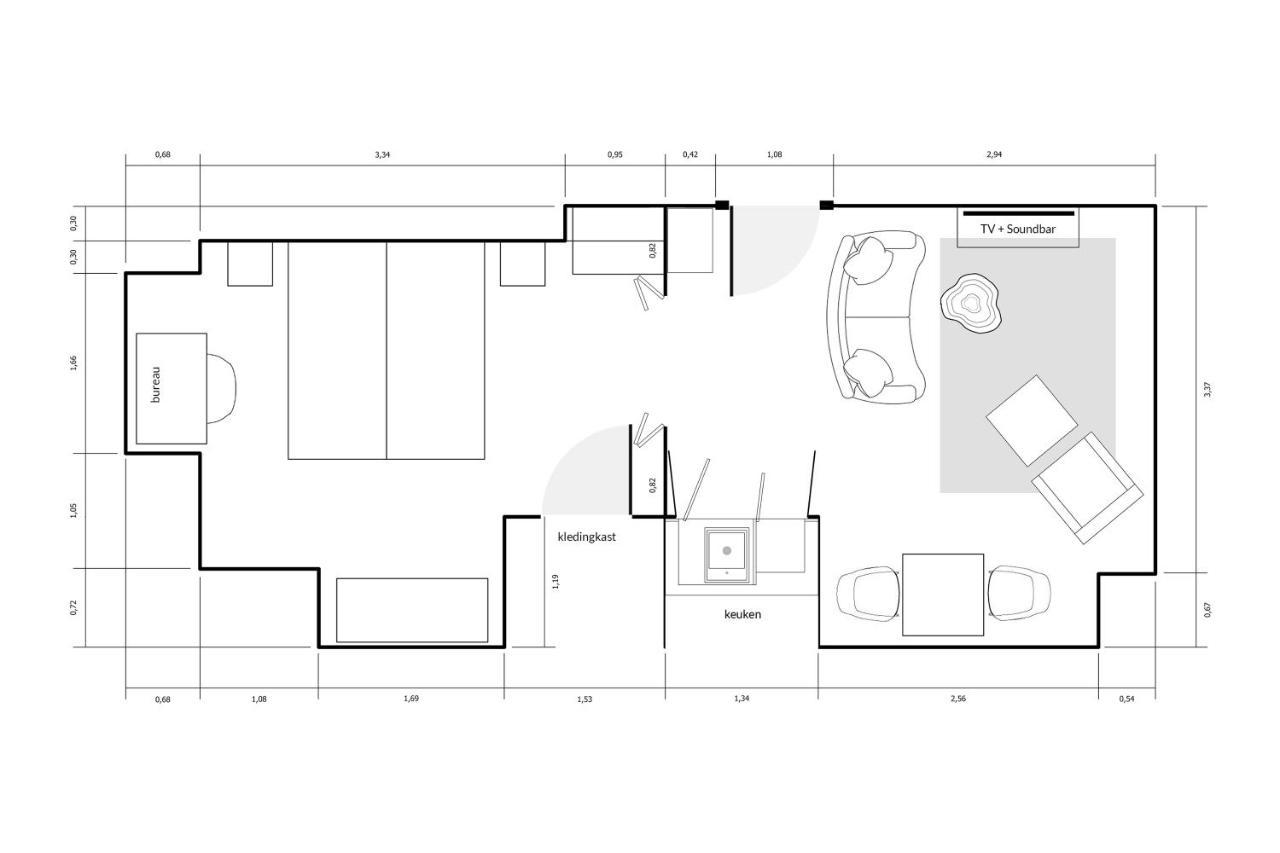 Bed & Breakfast - Gallery 'T Speelhuys 布雷达 外观 照片
